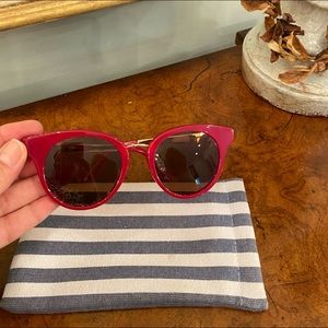 Jcrew Red Sunglasses